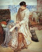 Dante Gabriel Rossetti Found oil on canvas